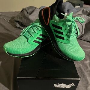 Kids/womens Adidas Neon Green Ultraboost 20 Sneakers